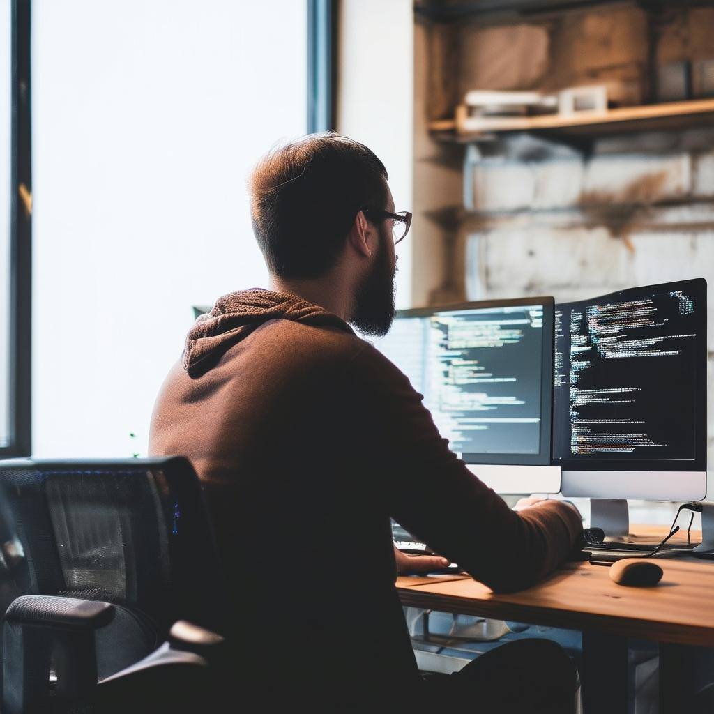 picture of a programmer